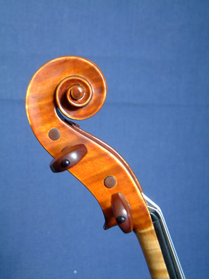 Violin scroll  (click for larger image)